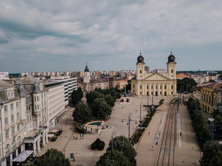 Debrecen, Főtér, Református Nagytemplom